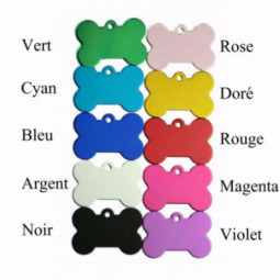 Medaille identification animaux personnalisable Personnalisé animal chien animaux laser forme os