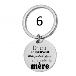 Porte-clés personnalisé maman gravé laser Cadeau fête des mères anniversaire fête amour cadeau famille noël noel