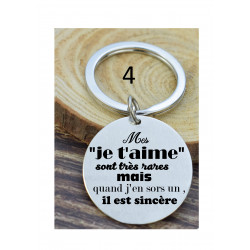 copy of Porte-clé métal personnalisé couple amour saint valentin amour