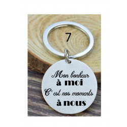 copy of Porte-clé métal personnalisé couple amour saint valentin amour
