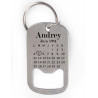 Porte-clés décapsuleur ouvre-bouteille personnalisé mariage  Porte-clés Date Anniversaire Mari Femme Mariage amour