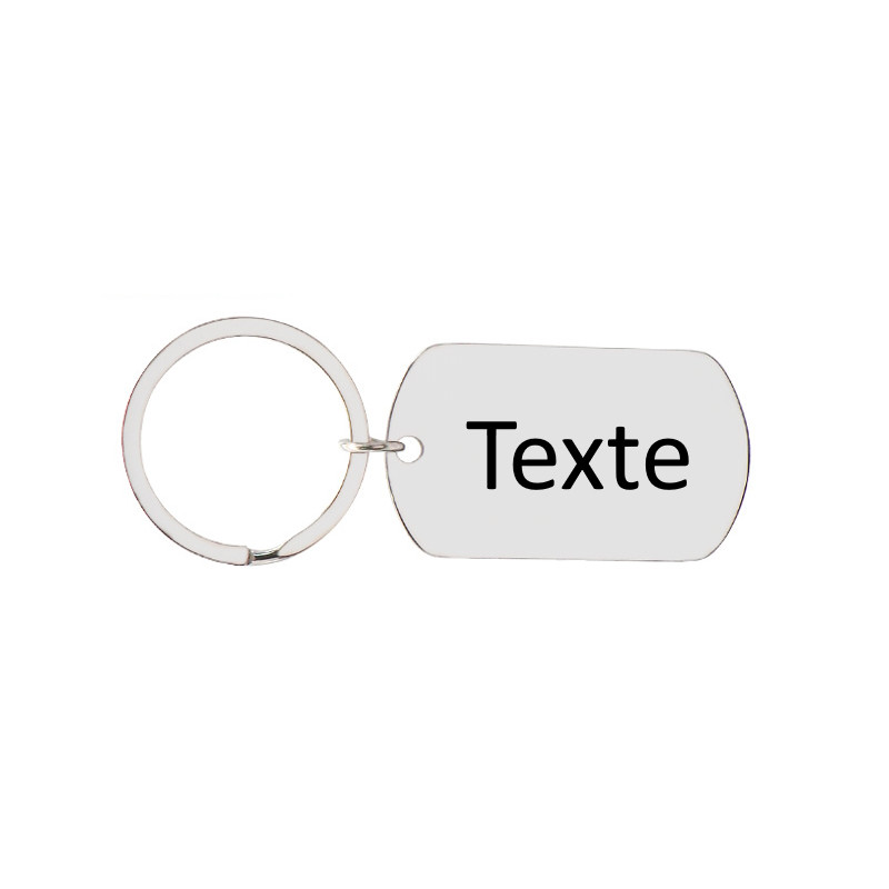 Porte clés famille personnalisé personnalisable métal