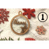 Boule de noël noel en bois prénom sapin personnalisable Personnalisé enfant
