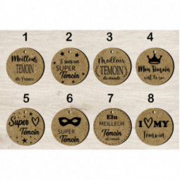 Porte clé en bois gravé...