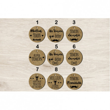 Porte clé en bois gravé témoin mariage Porte-cles mariage cadeaux invites cadeau ideal , Porte clé clef personnalisable