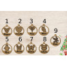 Boule de noël noel  en bois prénom sapin personnalisable noël origami animaux forêt enfant famille papa maman cadeaux