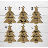 Boule de noël noel en bois sapin premier Noel Noël personnalisable personnalisé