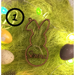 copy of Décoration suspension bois prénom pâques personnalisable décoration à suspendre