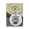Porte-clés personnalisé papa gravé laser Cadeau fête des pères anniversaire fête amour cadeau famille noël noel