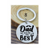 Porte-clés personnalisé papa gravé laser Cadeau fête des pères anniversaire fête amour cadeau famille noël noel